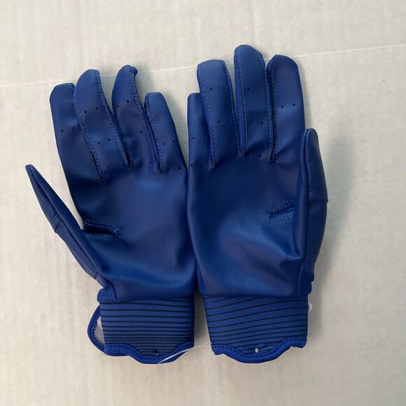 NIKE Sz Youth Small VAPOR KNIT BLUE/WHITE FOOTBALL GLOVES DM0056-468 - Picture 2 of 5